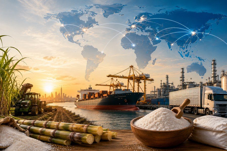 The Global Sugar Supply Chain — From Farms to Global Markets